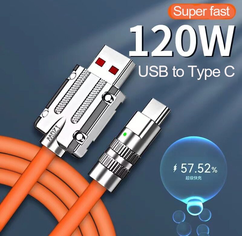 120W 6A rychlé nabíjení kabel typu C pro Xiaomi POCO Huawei příslušenství k mobilnímu telefonu USB C kabel pro nabíječku iPhone USB kabel