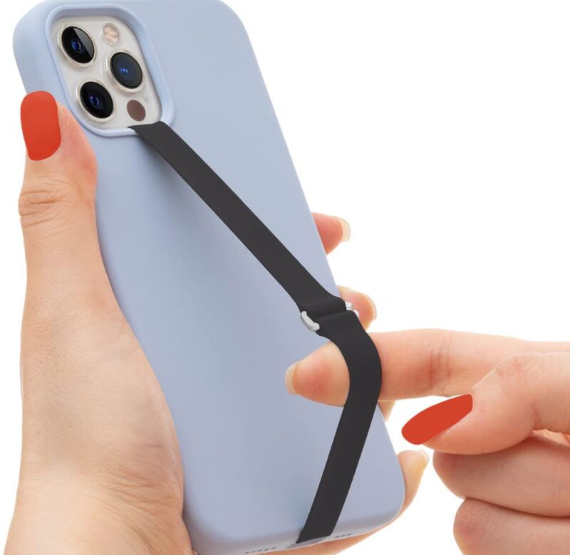 1ks Řemínek na telefon Lanka Silikonová smyčka na uchopení Měkký náramek Držák náramku Natahovací tenký popruh na stojánek pro Samsung pro iPhone