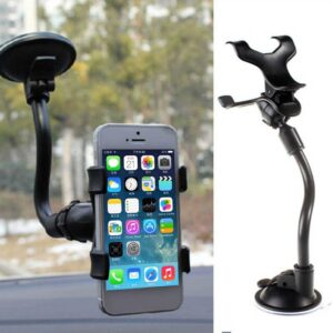 360 Rotate Sucker Car Phone Holder Flexible Mount Stand Mobile Cell Support For iPhone Samsung Xiaomi Clip Phone Holder in Car