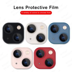 9D zakřivené barevné tvrzené sklo ochranný kryt na fotoaparát pro iPhone 13Mini i Phone 13 Mini i13 pouzdro iPhone13 Coque Fundas
