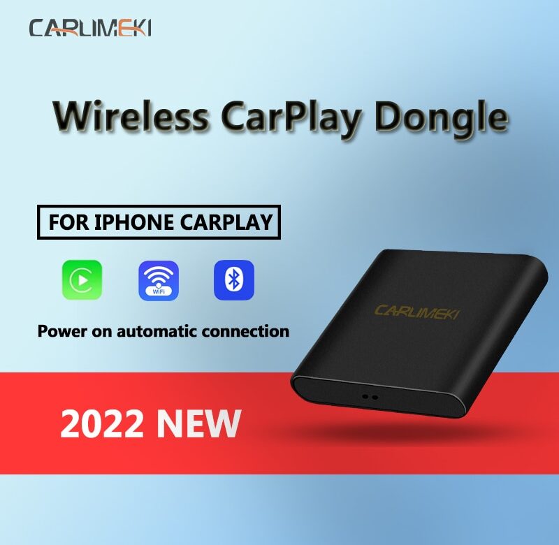 CARLIMEKI Wired to Wireless Plug and Play Carplay Type-C pro iPhone Adapt na iOS16 Autopříslušenství Dongle Auto Connect