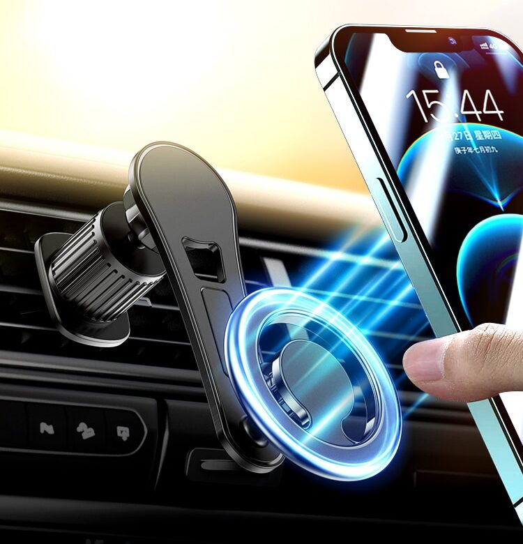 Car Phone Holder Magnetic Telephone Smartphone Cellphone Stand In Car Cell Phone Accessories Support for Xiaomi iPhone