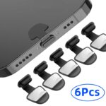 Nabíjecí port Zástrčka proti prachu pro Apple iPhone Samsung S22 S21Ultra ochrana portu USB Type-C Silikonový kryt proti prachu
