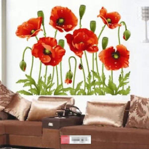 DIY Velká květina lásky Odnímatelná vinylová nálepka na zeď Nástěnná malba Plakát Domácí dekorace adesivo de parede