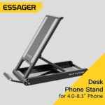 Essager skládací tablet Mobilní telefon Stojan na stolní telefon pro iPad iPhone Držák na stůl Samsung Nastavitelný držák na stůl Smartphone