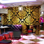 Tapeta KTV 3D Evropská Damašek vodotěsná zlatá teplá ložnice obývací pokoj Tapeta na pozadí TV