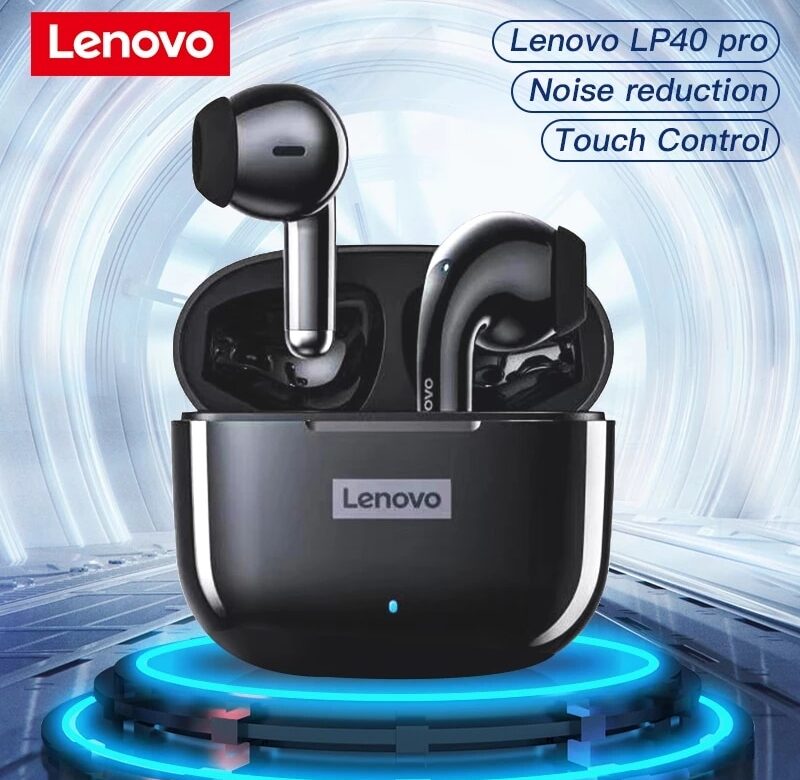 Lenovo LP40 Pro sluchátka Bluetooth 5.1 Bezdrátová sluchátka Vodotěsná sluchátka Sportovní sluchátka s mikrofonem Hudební sluchátka TWS