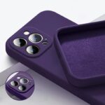 Luxusní originální čtvercový tekutý silikonový kryt na telefon iPhone 14 13 11 12 Pro Max Mini X XR XS 7 8 Plus měkký kryt odolný proti nárazům