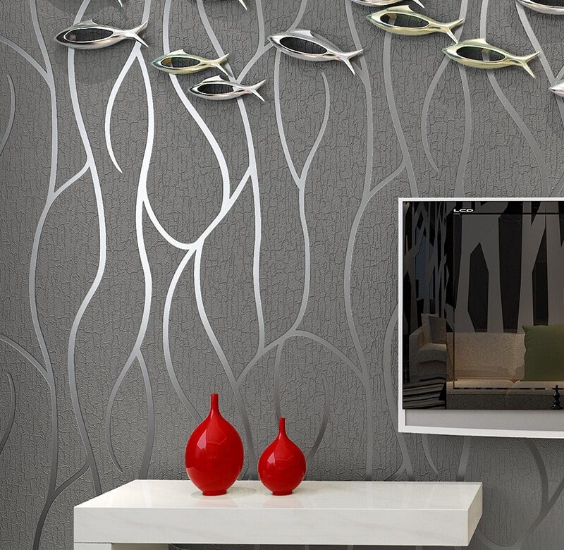 Moderní jednoduché 3D křivky tapety vysoce kvalitní sametové abstraktní linie ložnice obývací pokoj tapety na pozadí