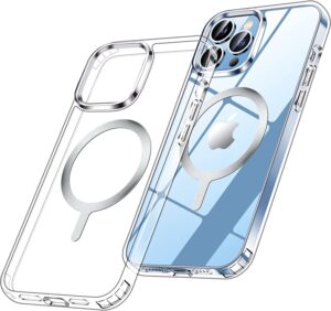 Originální pro Magsafe magnetické bezdrátové nabíjecí pouzdro pro iPhone 13 12 14 11 Pro Max Mini Xs XR 7 8 Plus SE 2020 akrylový kryt