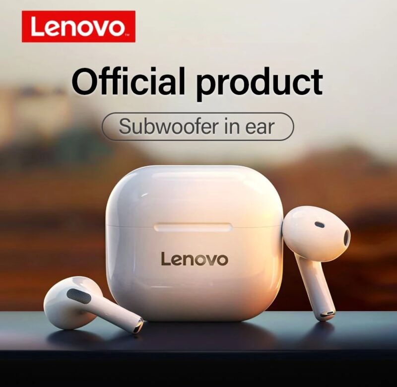 Originální bezdrátová sluchátka Lenovo LP40 TWS Bluetooth sluchátka Touch Control Sportovní sluchátka Stereo sluchátka pro telefon Android