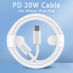 PD 20W rychle nabíjecí USB C kabel pro iPhone 13 12 11 Pro Max 8 7 XS XR příslušenství k mobilnímu telefonu pro iPhone Nabíjecí kabel typu C