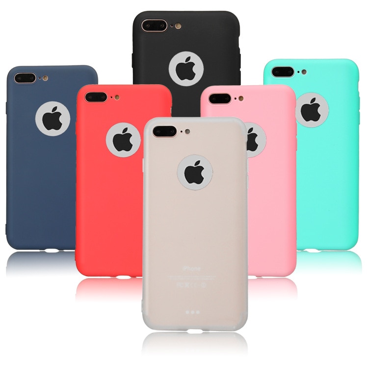 Měkký silikonový obal Candy Pudding pro iPhone 8 7 6 6S Plus 11 12 13 Pro Xr X Xs Max SE Pouzdro Flexibilní gelová ochranná pouzdra na telefon