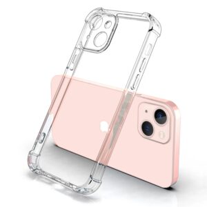 Thick Shockproof Silicone Clear Phone Case For iPhone 14 13 12 11 Pro Max Mini X XS XR 7 8 Plus Lens Protection Case Back Cover