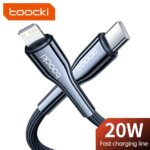 Toocki 20W PD USB C kabel pro iPhone 14 13 12 Pro Max rychlonabíjecí nabíječka pro MacBook iPad Pro Type C ke kabelu Lightning Wire