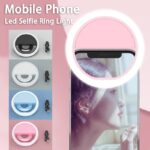 USB Charge Led Selfie Ring Light Objektiv mobilního telefonu LED Selfie Lamp Ring pro iPhone Samsung Xiaomi POCO Telefon Selfie Světlo pro tablet