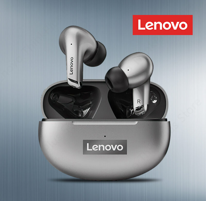 100% originální Lenovo LP5 bezdrátová Bluetooth sluchátka HiFi hudební sluchátka s mikrofonními sluchátky Sportovní vodotěsná sluchátka 2021Nová