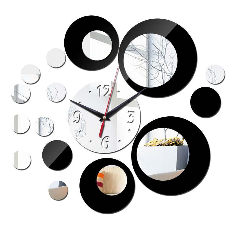 2019 nové akrylové velké nástěnné hodiny křemenné hodinky kutilské hodiny 3D samolepky obývací pokoj evropa reloj de pared samolepka horloge murale