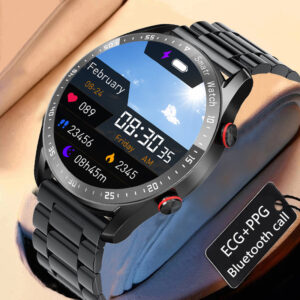 2022 Nové chytré hodinky Bluetooth Call pro muže Vodotěsné Sport Fitness Tracker Počasí Displej Mužské chytré hodinky pro telefon Xiaomi Huawei