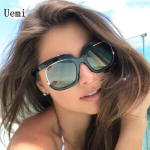 Nové módní kulaté nadměrné sluneční brýle pro ženy Muži Retro Designer Dámské sluneční brýle Trendy produkt Odstíny UV400 Eyewea