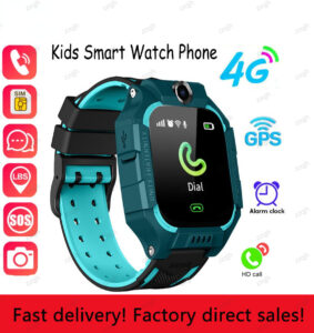 2022 Nové chytré hodinky Kids GPS Call Zpráva SIM karta Vodotěsné chytré hodinky pro děti S0S Photo Remote Control pro IOS Android