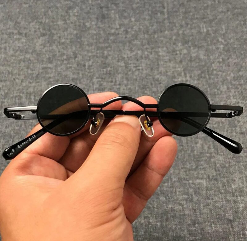 nové punkové kulaté sluneční brýle retro sluneční brýle pro muže a ženy ultra malý rám ve stylu hip hop Ins fashion Dropshipping 2022