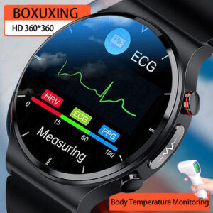 2023 Nové EKG+PPG Health Smart Watch Muži srdeční frekvence Krevní tlak Krev Krev Krev Oxygen Watys IP68 Vodotěsná smartwatch teploměr