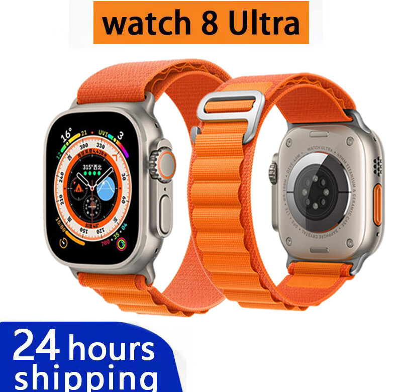 2023 New For Apple watch Ultra Series 8 Sports Smartwatch Smart Watch Ultra NFC Bluetooth Call Sports Watches Wireless Charging