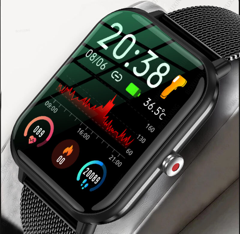 2023 Nové chytré hodinky Muži Monitorování kyslíku v krvi Sportovní Fitness hodinky Muž Žena Monitor tělesné teploty Chytré hodinky pro Xiaomi