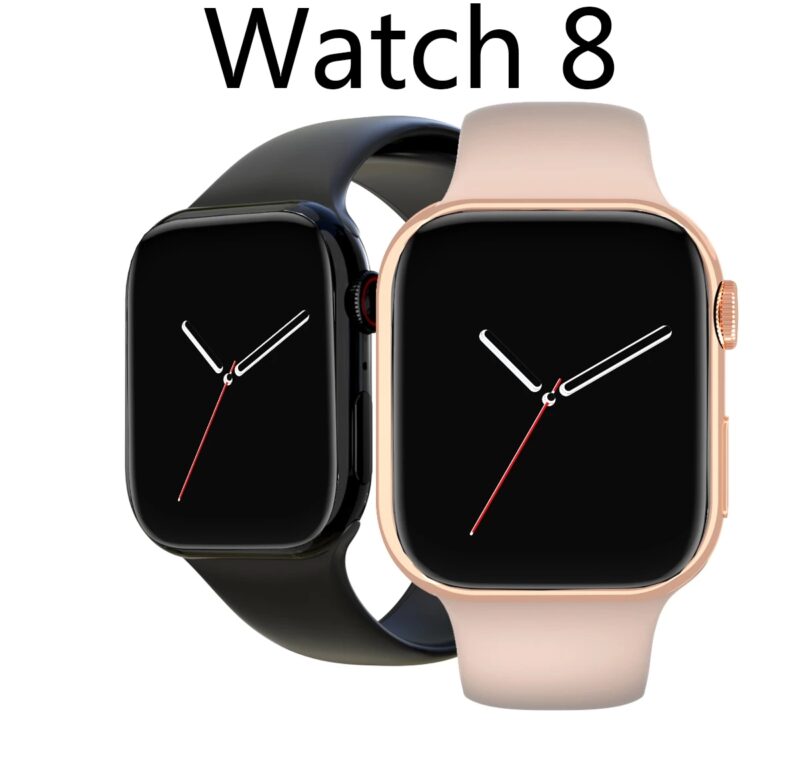 Chytré hodinky 2023 pro ženy Series 8 2,0″ obrazovka Bluetooth volání Srdeční tep Krevní tlak Pánské chytré hodinky pro Apple Watch IWO Watch 8