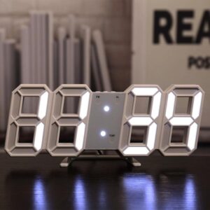 3D LED digitální hodiny světelné jednoduché módní nástěnné hodiny multifunkční kreativní USB plug-in elektronické hodiny domácí dekorace