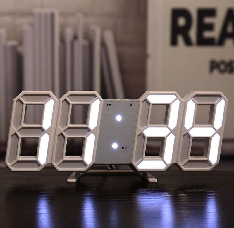3D LED digitální hodiny světelné jednoduché módní nástěnné hodiny multifunkční kreativní USB plug-in elektronické hodiny domácí dekorace