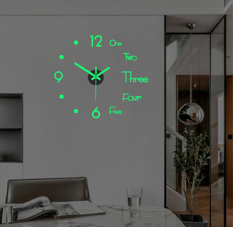 Nálepka s 3D nástěnnými hodinami s římskými číslicemi Akrylové zrcadlové nástěnné hodiny Tiché hodiny pro domácí obývací pokoj Nástěnná dekorace do kanceláře