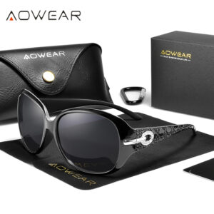Dámské sluneční brýle značky AOWEAR Návrhář dámských slunečních brýlí Trendy Vintage čočky s gradientem Sluneční brýle Dámské Odstíny diamantového stylu Brýle