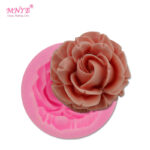 Silikonová dortová forma Bloom Rose 3D Forma na květinový fondán Košíčky Jelly Candy Čokoláda Dekorace Formy na pečení FQ2825