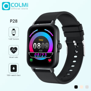 Chytré hodinky COLMI P28 pro muže 1,69′ Full Touch Screen Tep IP67 Vodotěsné chytré hodinky pro ženy GTS3 GTS 3 pro Android iOS telefon