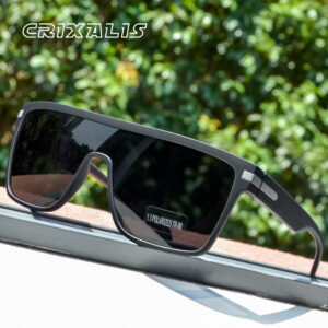 CRIXALIS módní polarizační sluneční brýle pro muže čtvercové oversized antireflexní řidičské zrcadlo sluneční brýle dámské brýle UV400 mužské