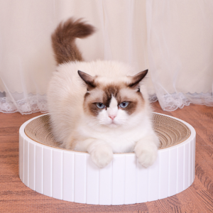 Škrabadlo pro kočky Vlnitý papír může nahradit lůžko pro kotě