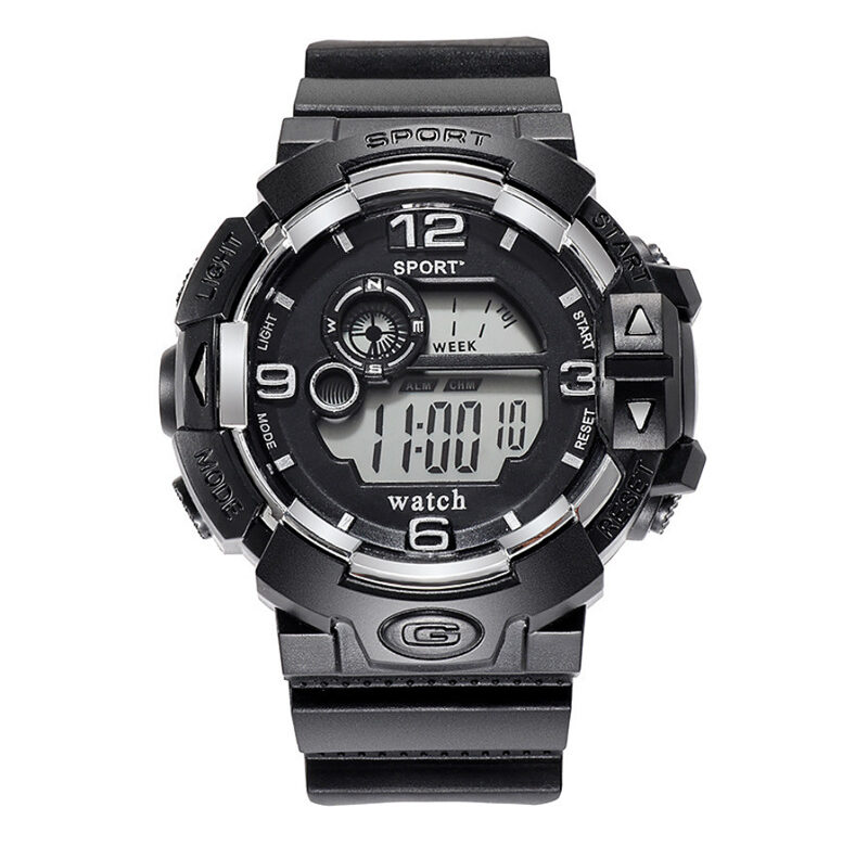 Cool Luminous Pánské sportovní hodinky Špičkový silikonový pásek Vojenské náramkové hodinky Led kalendář Vodotěsné digitální hodinky reloj de hombre