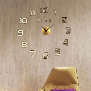 Creative DIY 3D Sticker Světelné nástěnné hodiny Ztlumit Digitální hodiny Odnímatelné Art Decal Samolepka Domácí dekorace Obývací pokoj Křemenná jehla