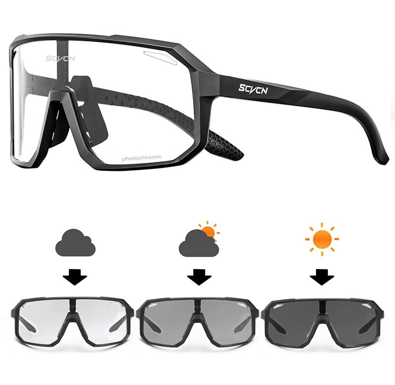 Cyklistické brýle Fotochromatické nebo polarizační sluneční brýle pro muže Sluneční brýle na horské kolo Silniční kolo Brýle na kolo Sportovní brýle
