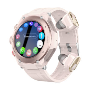 Chytré hodinky Desong T92 se sluchátky Bluetooth Headset Chytré hodinky s reproduktorem Tracker Monitor srdečního tepu Sportovní hodinky pro muže