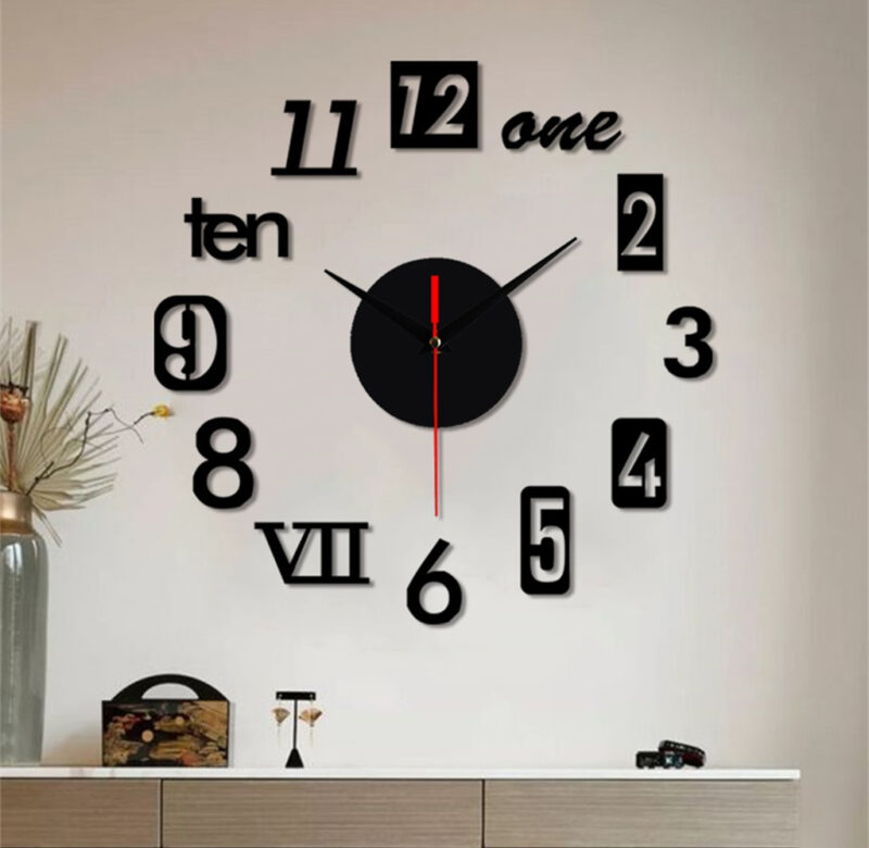 Elegantní 3D DIY digitální ztlumené nástěnné hodiny pro domácí dekoraci umění obývací pokoj kancelářská dekorace bezrámové povrchové hodiny часы настольные