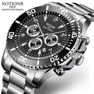 Módní Pánské hodinky pro muže Sportovní Vodotěsné nerezové Quartz náramkové hodinky Pánské obchodní hodinky Luminous Clock montre homme