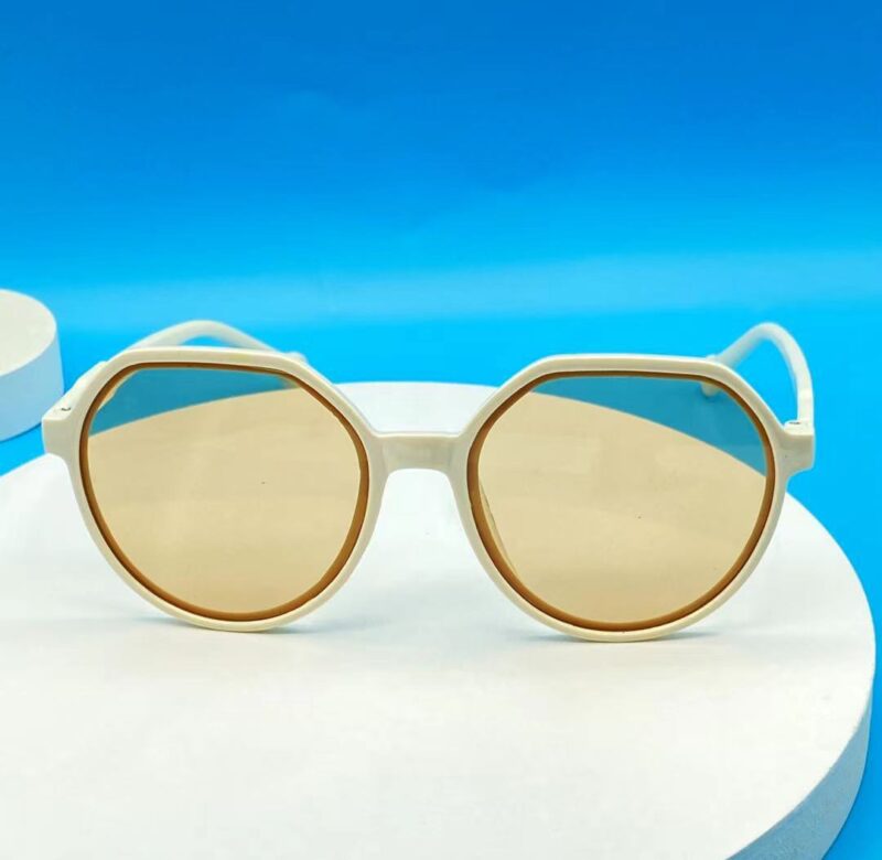 Módní styl Univerzální sluneční brýle Trend Personalizované sluneční brýle s kulatým rámem Ins Trend Sluneční brýle s velkým rámem Candy Color