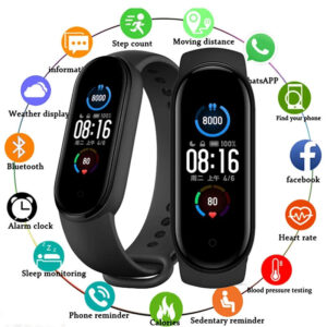 Pro Xiaomi Bluetooth Smart Watch Muži Ženy Monitor krevního tlaku Srdeční frekvence Sport Smartwatch Tracker Připomenutí Monitorování spánku