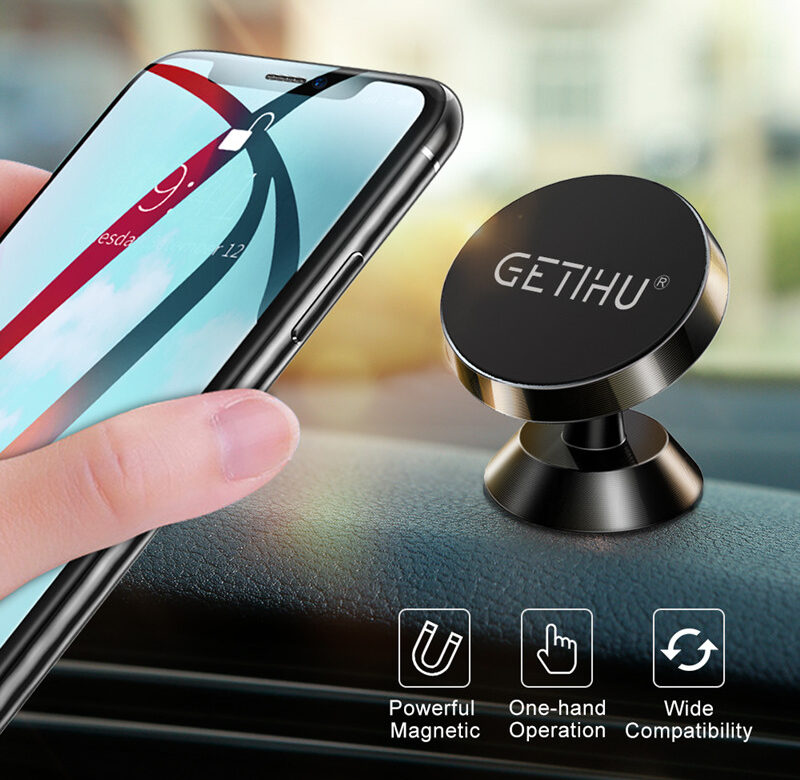 GETIHU Magnetický držák telefonu do auta Magnet Smartphone Stojan na mobil Podpora mobilního GPS pro iPhone 13 12 XR Xiaomi Mi Huawei Samsung LG