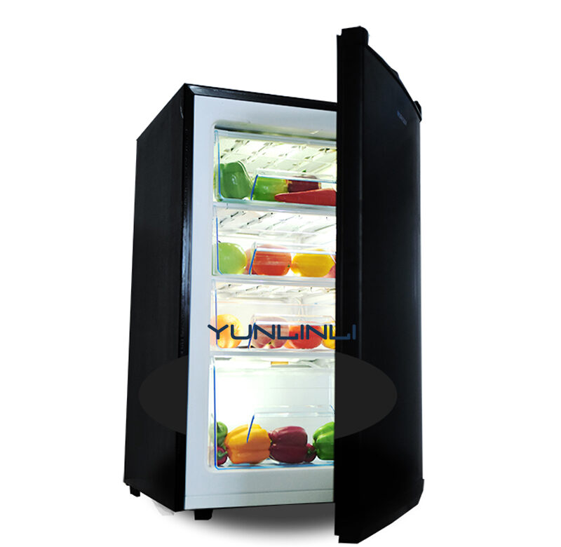 Chladnička pro domácnost/komerční použití Mraznička Mini mraznička vertikálního typu Nízká hlučnost Lednička s nízkou spotřebou energie