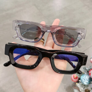 Polarizované sluneční brýle Ins Móda Malé čtvercové Ženy Retro Punk Odstíny UV400 Muži Trendy Sluneční brýle Populární