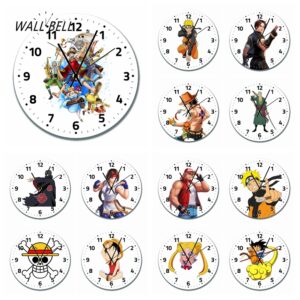 Japonské anime Jednodílné nástěnné hodiny Videohry Komiks Dekorativní Obývací pokoj Ložnice Kancelář Dětský pokoj Dekor WB058